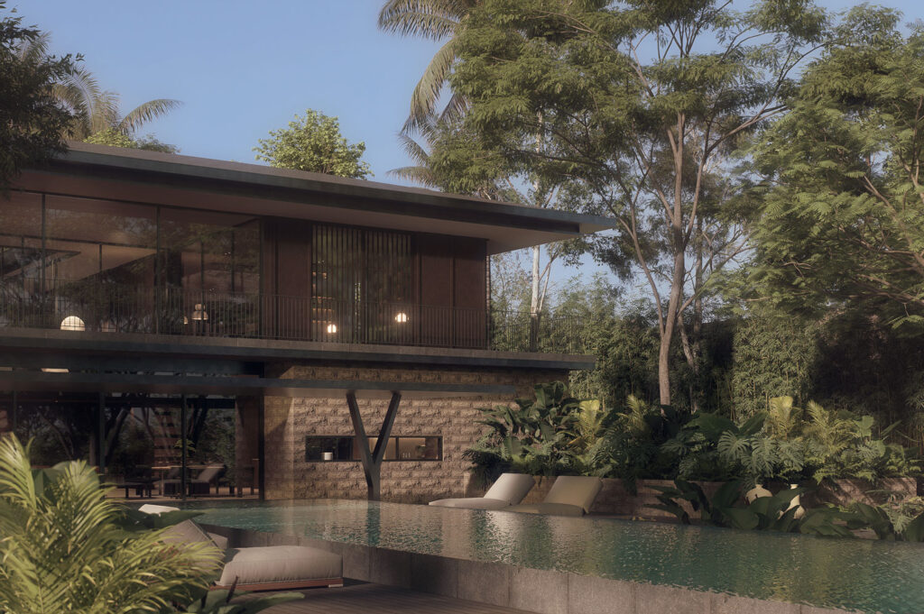 Architect designed private residence in Singapore by Alexis Dornier