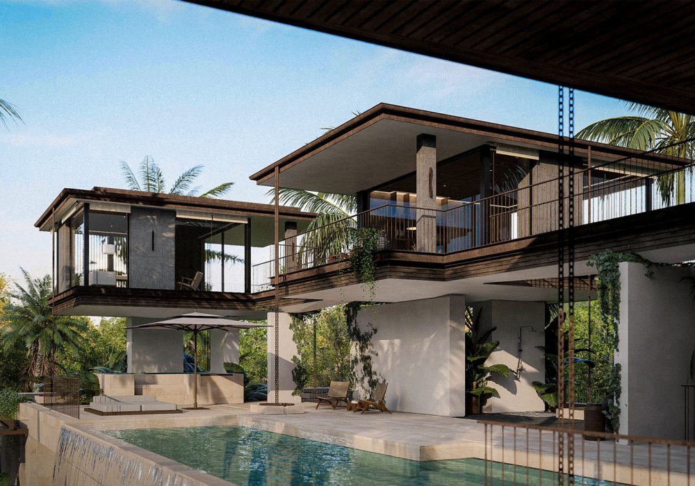 Contemporary private residential architecture in Hong Kong designed with refined spatial clarity and modern architectural detailing